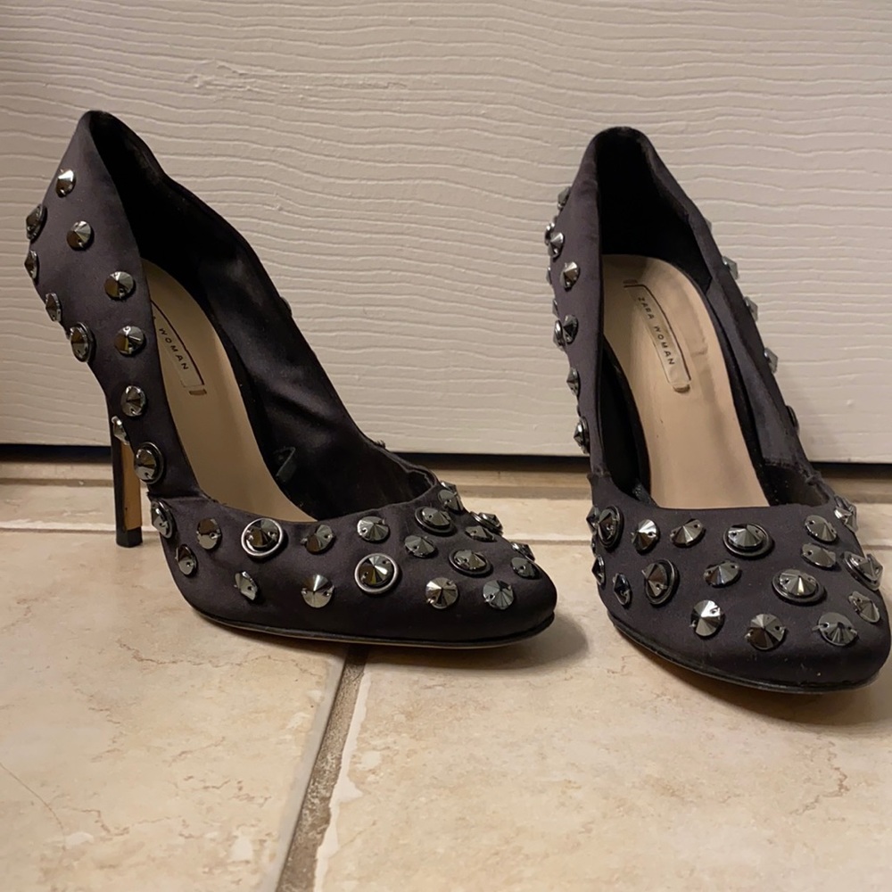 Zara sparkly heels